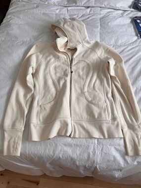 lululemon athletica Cream Full-Zip Hoodie